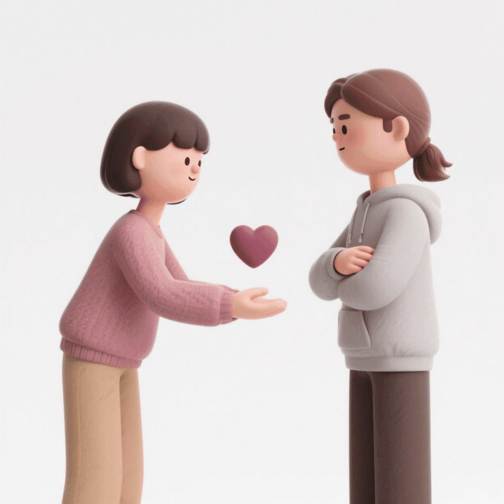 Je geeft, maar krijgt niets terug